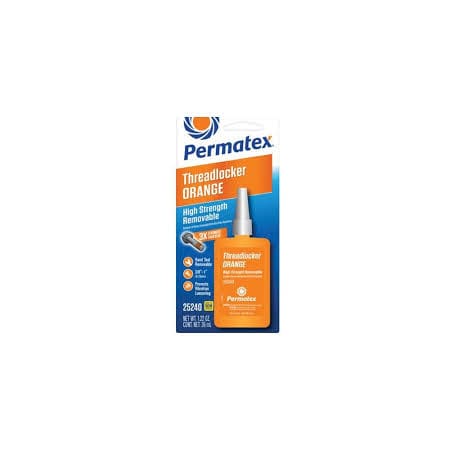 Permatex PA High Strength Removable Threadlocker Orange 35ml 25240